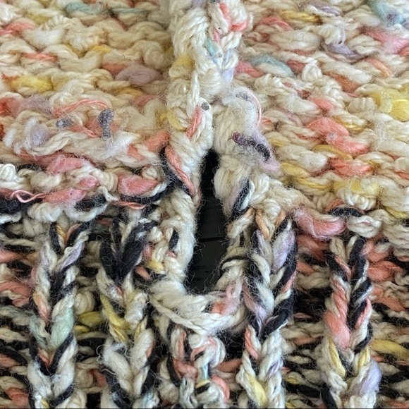 Amy Brill Multicolored Confetti Cardigan sweater Button Detail USA Small Medium - Picture 8 of 9